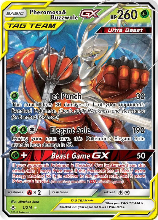 Pheromosa & Buzzwole GX [SM - Unbroken Bonds] 1/214