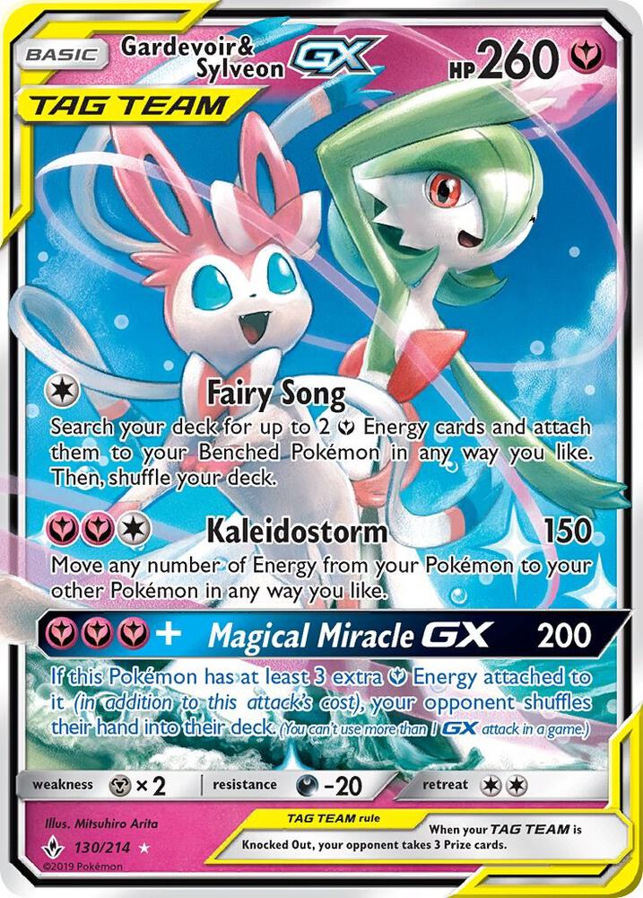 Gardevoir & Sylveon GX [SM - Unbroken Bonds] 130/214