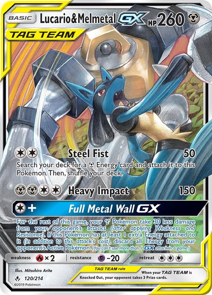 Lucario & Melmetal GX [SM - Unbroken Bonds] 120/214