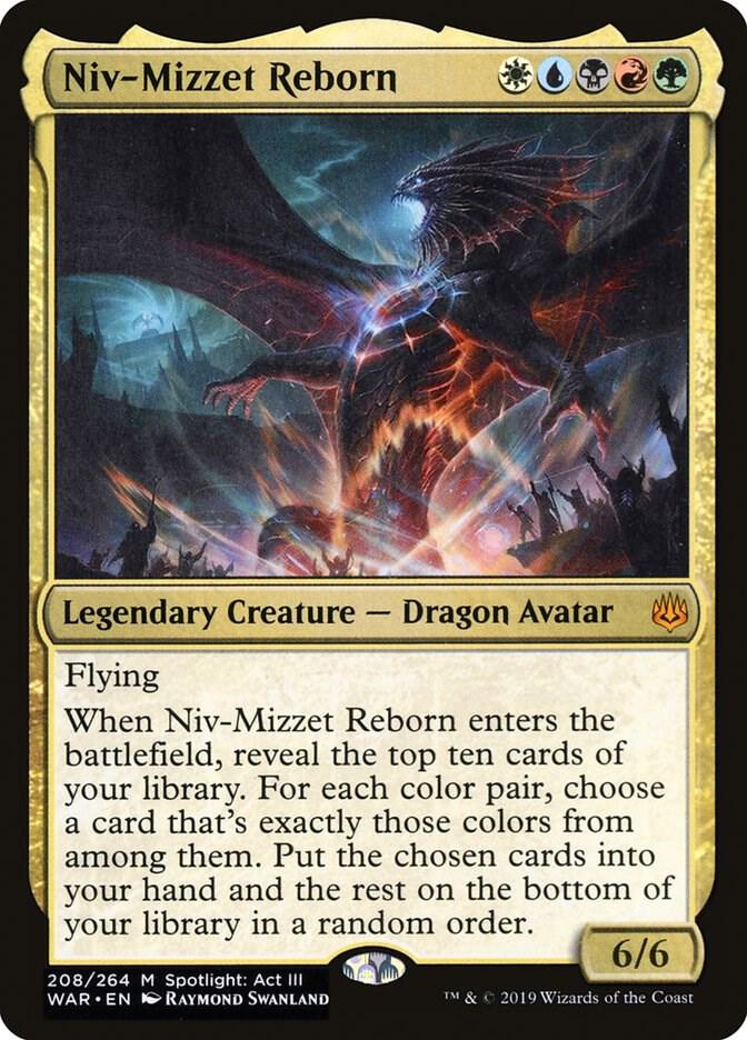Niv-Mizzet Reborn [War of the Spark] 208