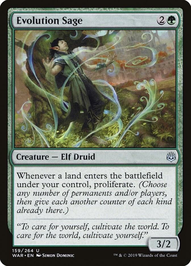 Evolution Sage [War of the Spark] 159