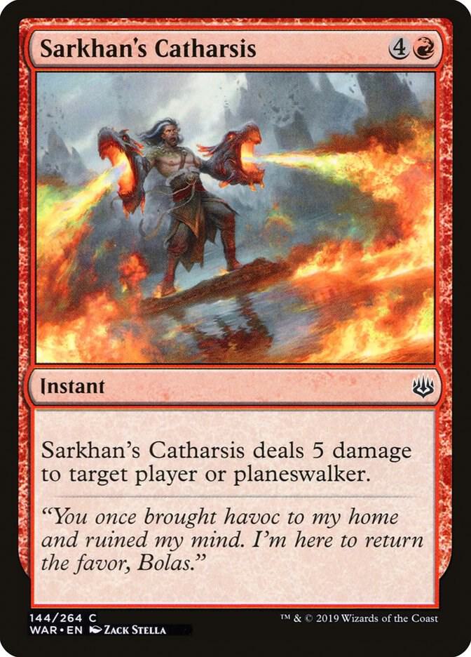 Sarkhan's Catharsis [War of the Spark] 144