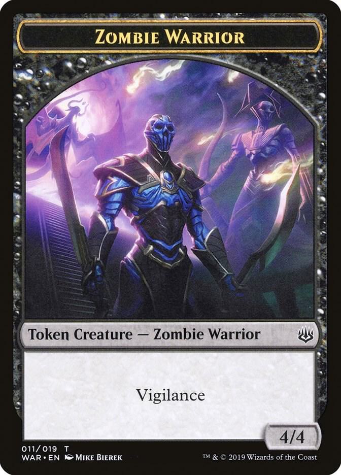 Zombie Warrior Token [War of the Spark] 11