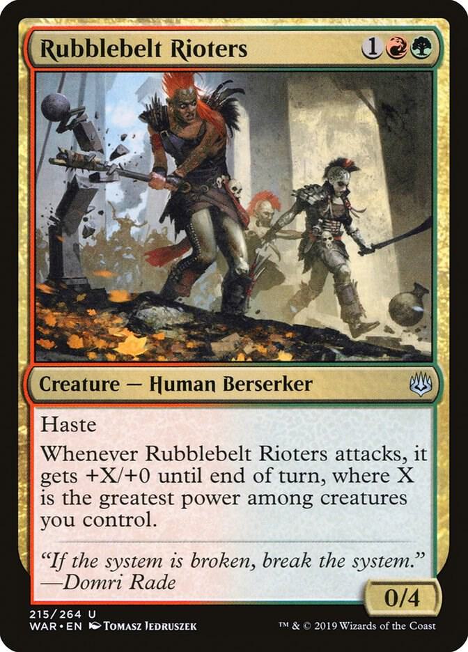 Rubblebelt Rioters [War of the Spark] 215