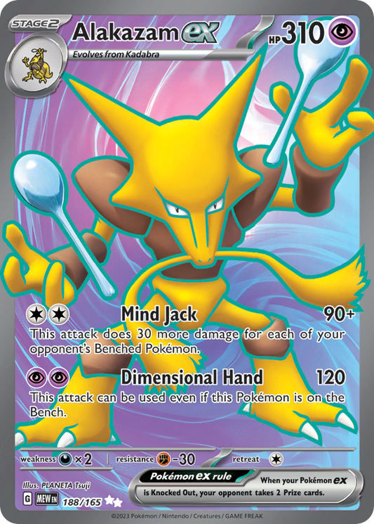 Alakazam ex - 188/165 151