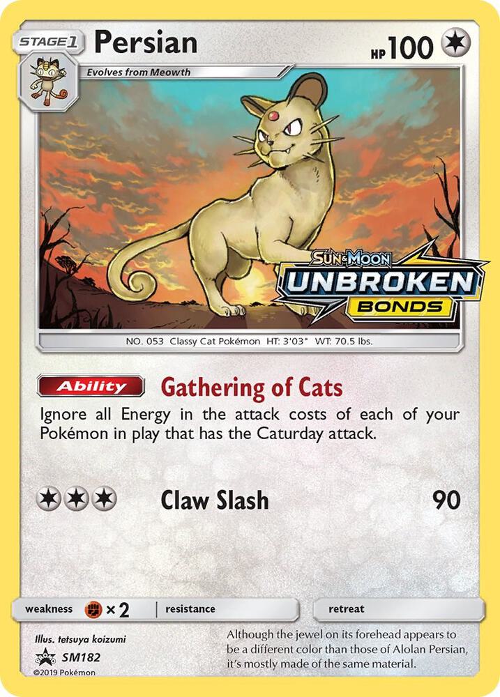 Persian - SM182 (Prerelease) [SM Promos] SM182