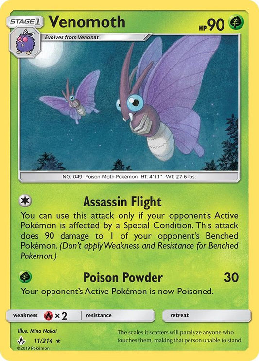 Venomoth [SM - Unbroken Bonds] 11/214
