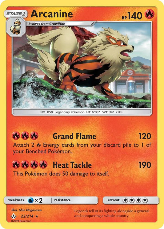 Arcanine [SM - Unbroken Bonds] 22/214