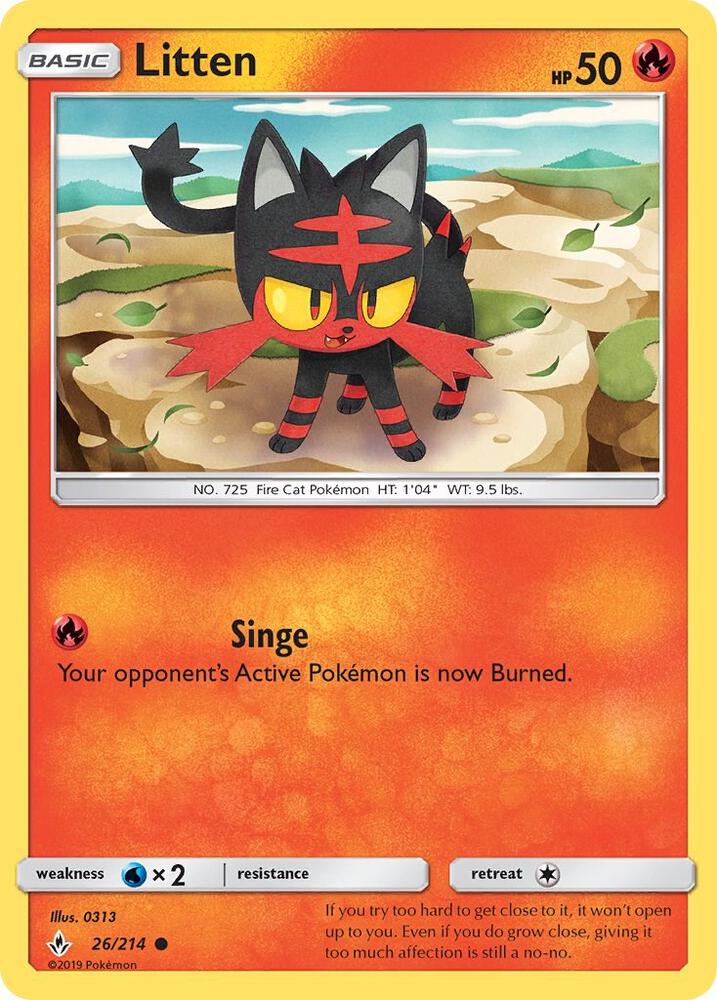 Litten (26) [SM - Unbroken Bonds] 26/214