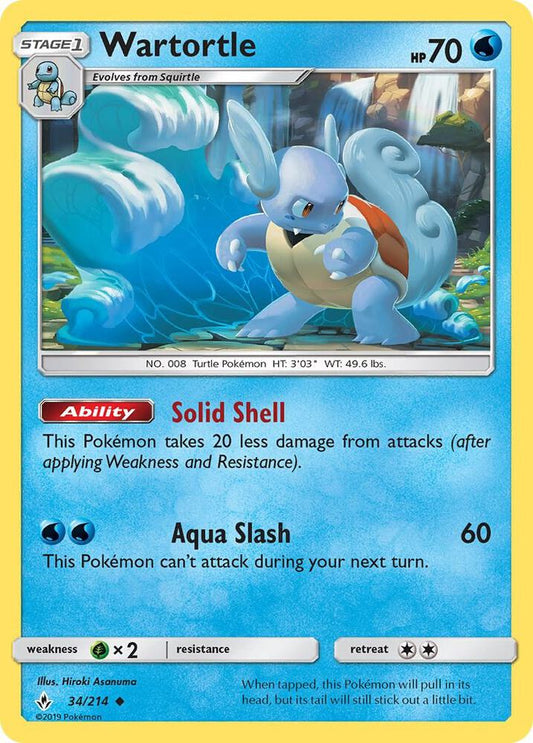 Wartortle [SM - Unbroken Bonds] 34/214