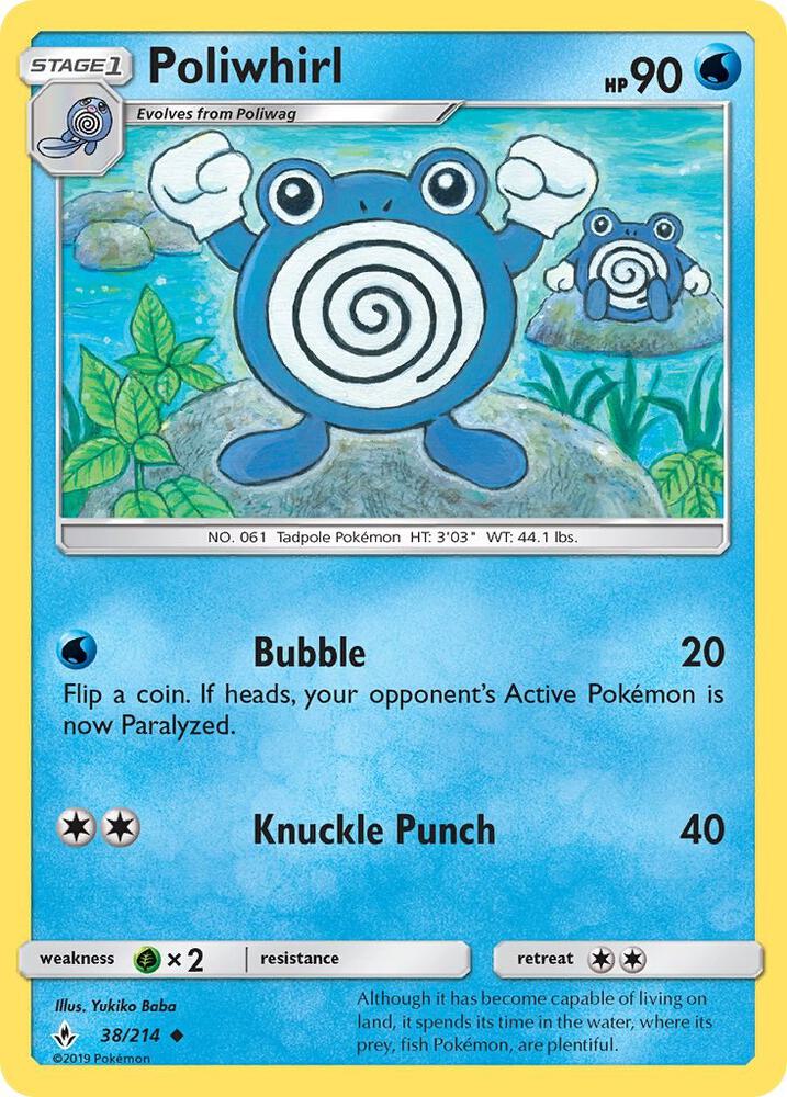 Poliwhirl [SM - Unbroken Bonds] 38/214