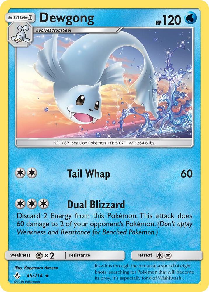 Dewgong [SM - Unbroken Bonds] 45/214