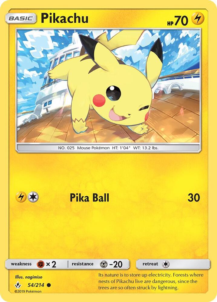 Pikachu [SM - Unbroken Bonds] 54/214