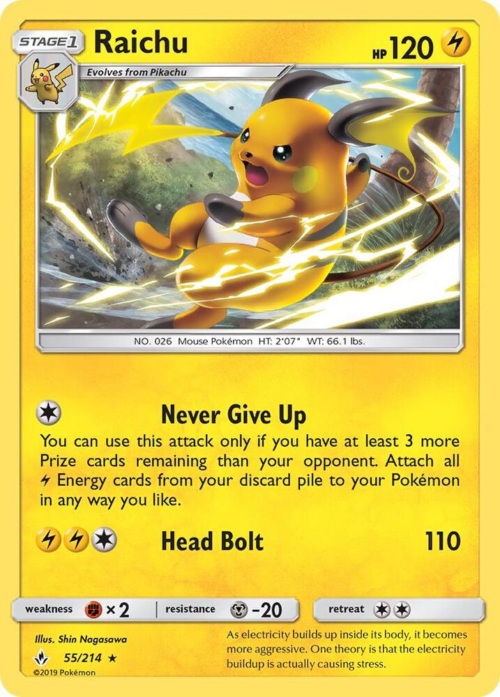 Raichu [SM - Unbroken Bonds] 55/214