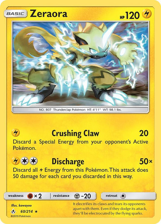 Zeraora [SM - Unbroken Bonds] 60/214