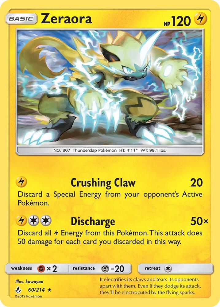 Zeraora [SM - Unbroken Bonds] 60/214