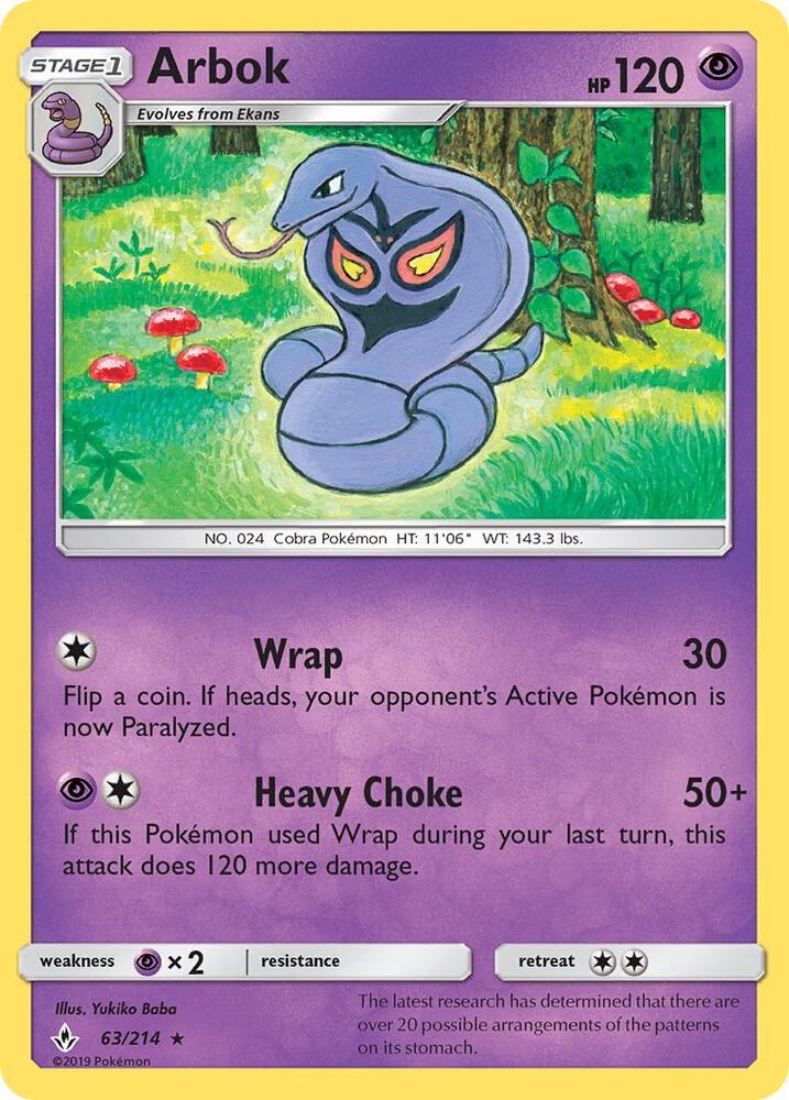 Arbok [SM - Unbroken Bonds] 63/214