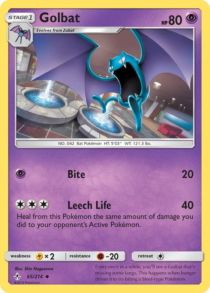 Golbat [SM - Unbroken Bonds] 65/214