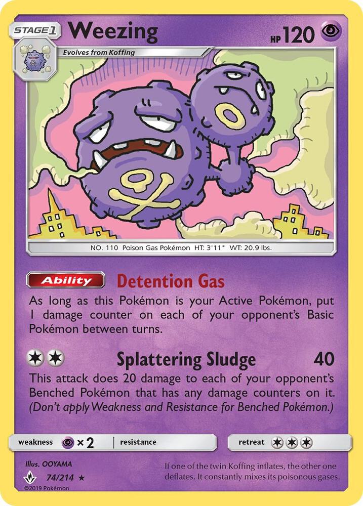 Weezing [SM - Unbroken Bonds] 74/214