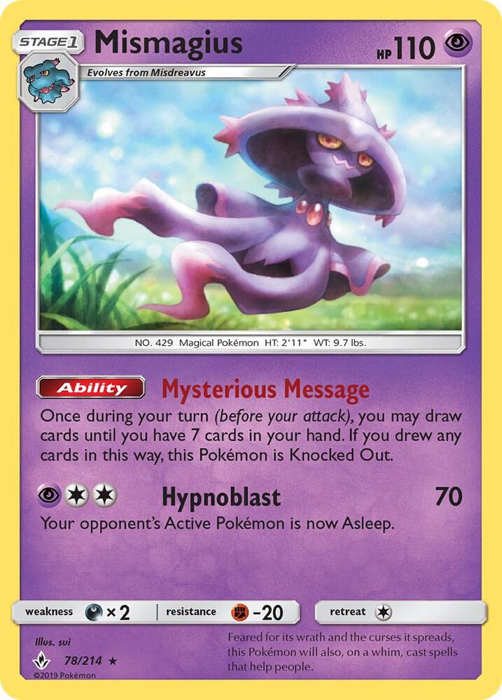 Mismagius [SM - Unbroken Bonds] 78/214
