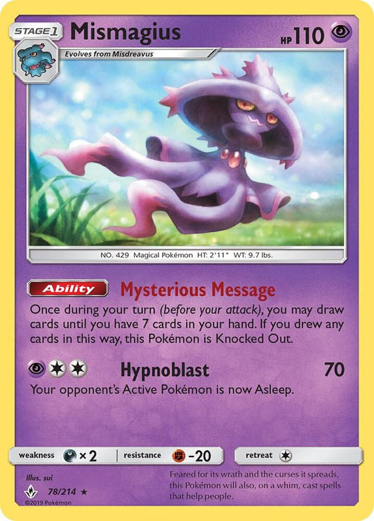 Mismagius [SM - Unbroken Bonds] 78/214