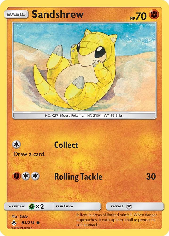Sandshrew [SM - Unbroken Bonds] 83/214