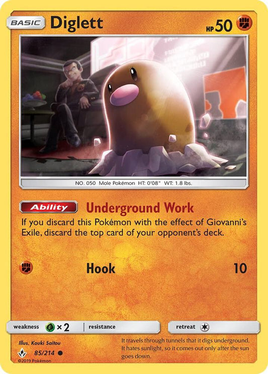 Diglett [SM - Unbroken Bonds] 85/214