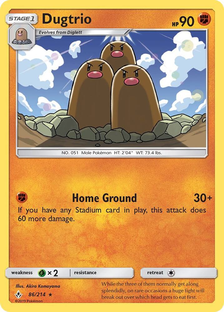Dugtrio [SM - Unbroken Bonds] 86/214