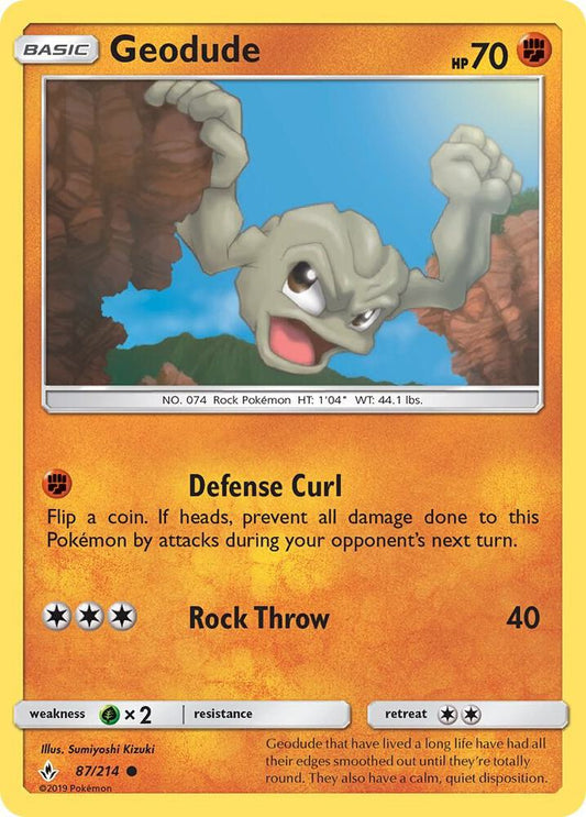 Geodude [SM - Unbroken Bonds] 87/214