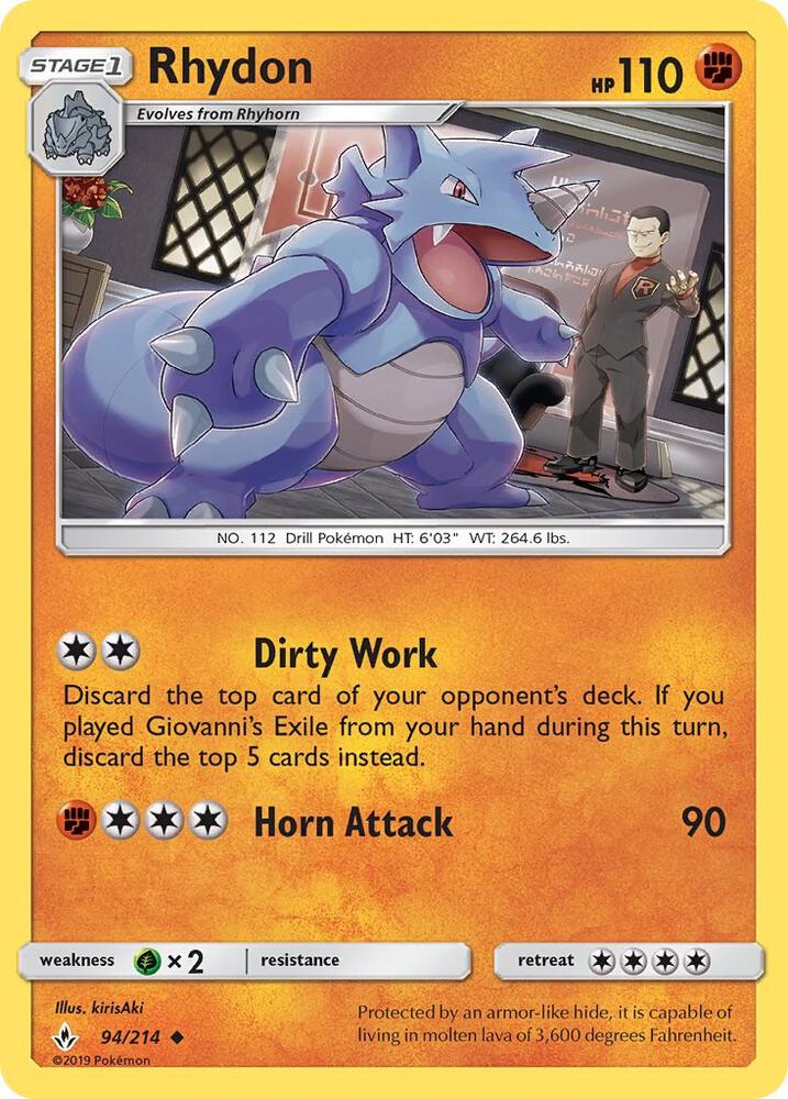 Rhydon [SM - Unbroken Bonds] 94/214