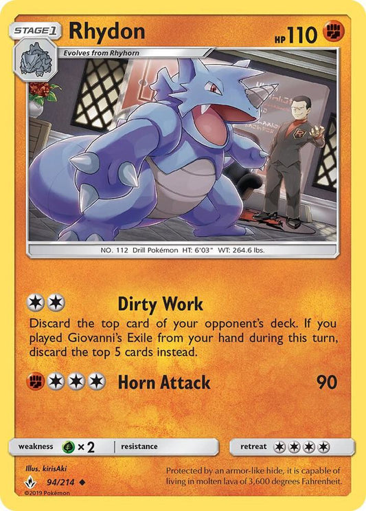 Rhydon [SM - Unbroken Bonds] 94/214