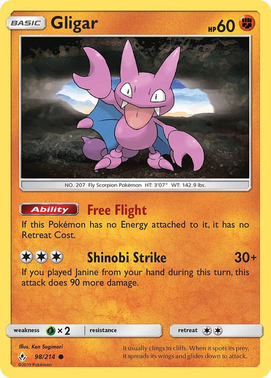 Gligar [SM - Unbroken Bonds] 98/214