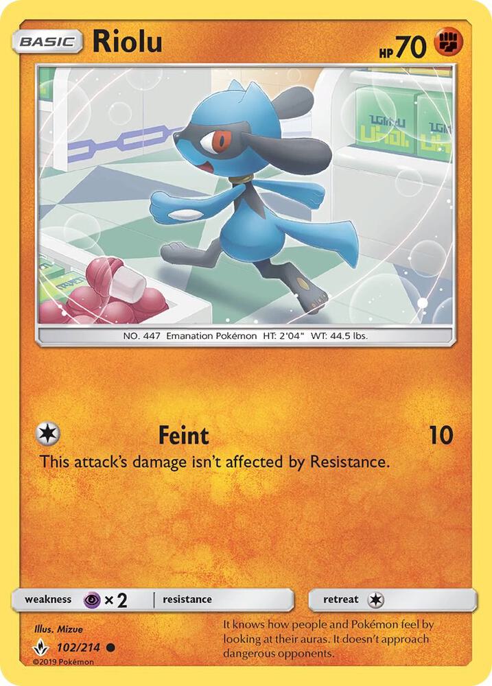 Riolu [SM - Unbroken Bonds] 102/214