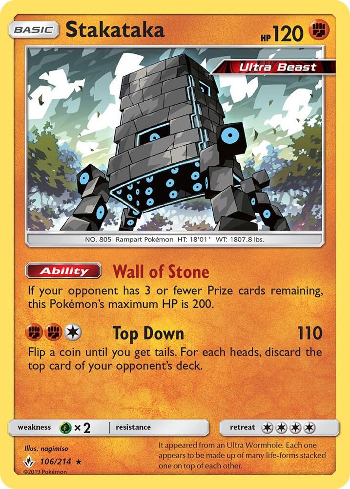 Stakataka [SM - Unbroken Bonds] 106/214