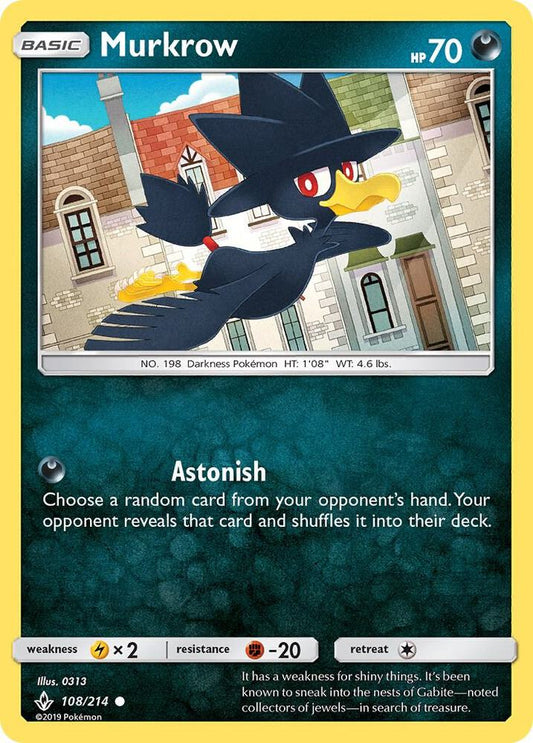 Murkrow [SM - Unbroken Bonds] 108/214