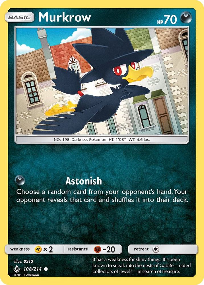 Murkrow [SM - Unbroken Bonds] 108/214