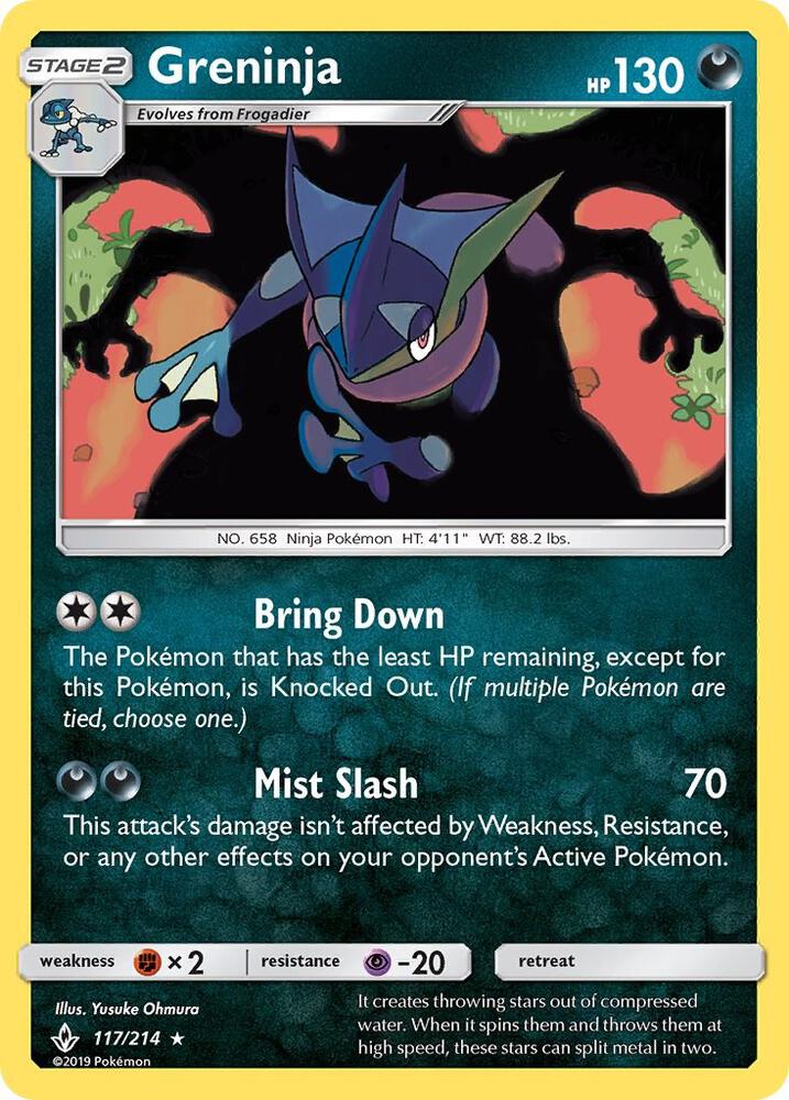 Greninja [SM - Unbroken Bonds] 117/214