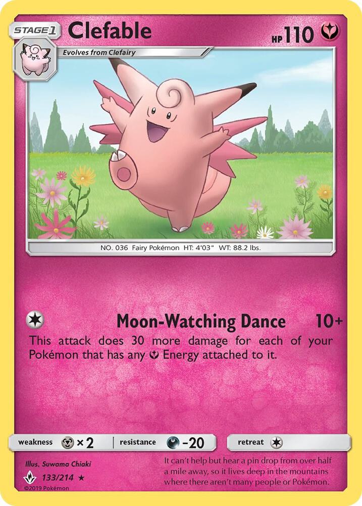 Clefable [SM - Unbroken Bonds] 133/214