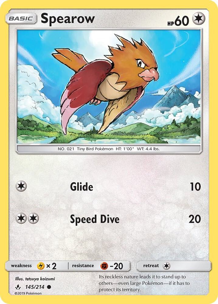 Spearow [SM - Unbroken Bonds] 145/214