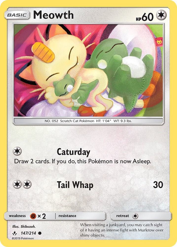 Meowth [SM - Unbroken Bonds] 147/214