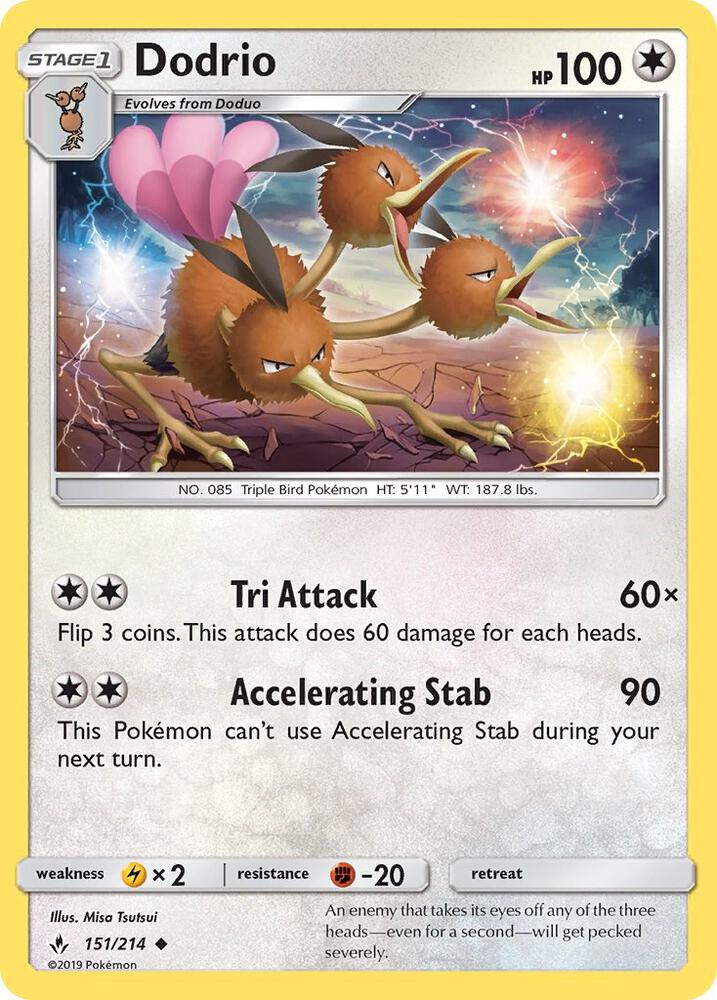 Dodrio [SM - Unbroken Bonds] 151/214