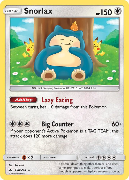 Snorlax [SM - Unbroken Bonds] 158/214