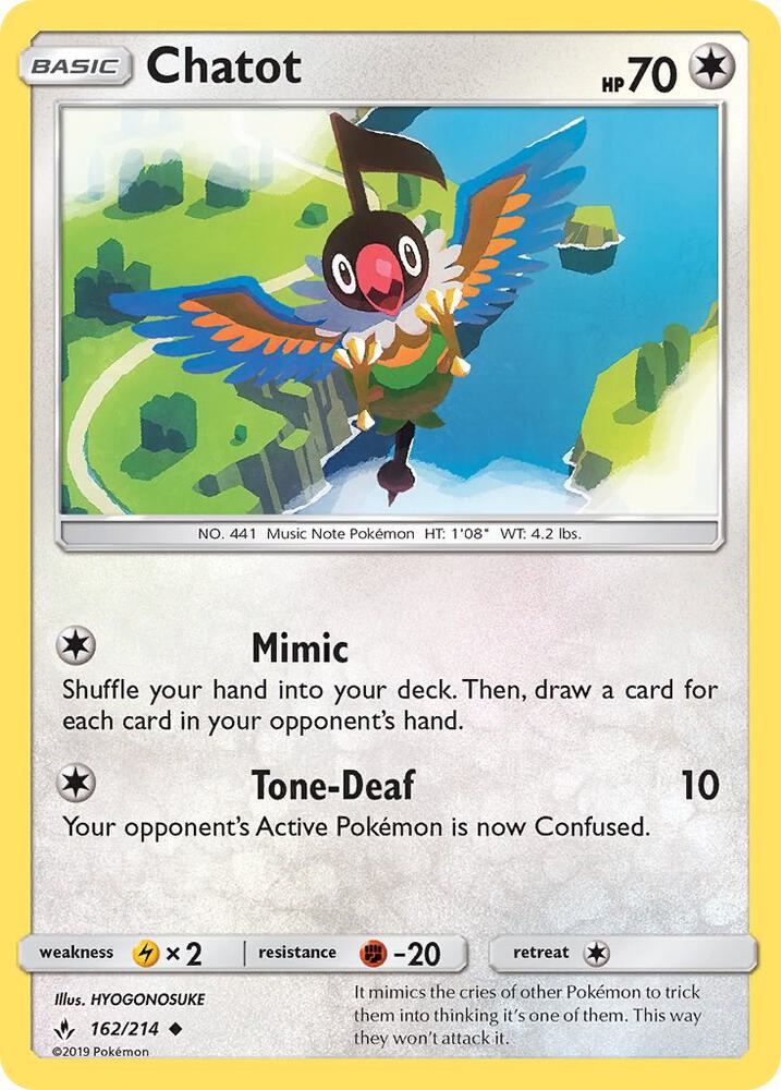 Chatot [SM - Unbroken Bonds] 162/214