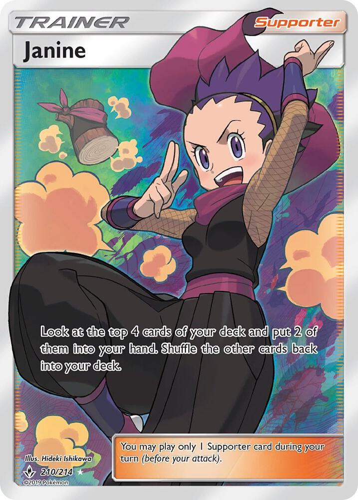 Janine (Full Art) [SM - Unbroken Bonds] 210/214