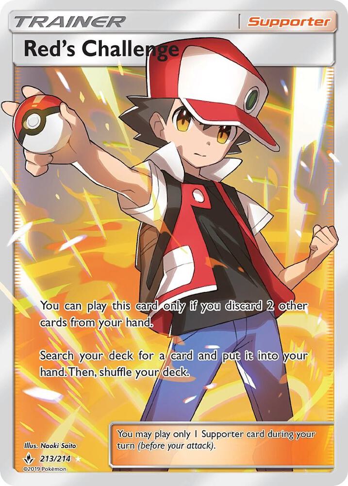 Red's Challenge (Full Art) [SM - Unbroken Bonds] 213/214