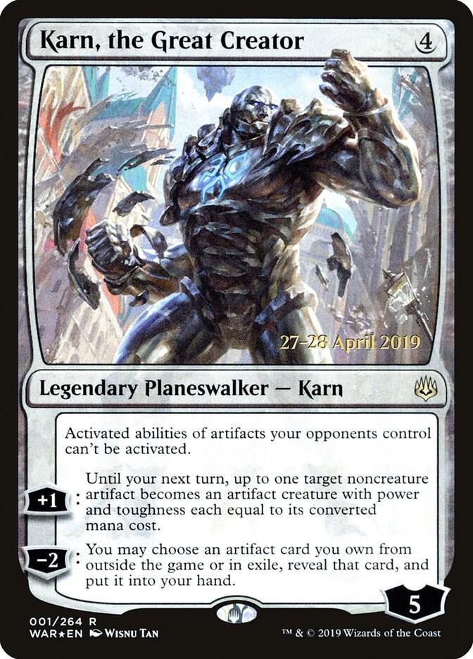 Karn, the Great Creator [Prerelease Cards] 1