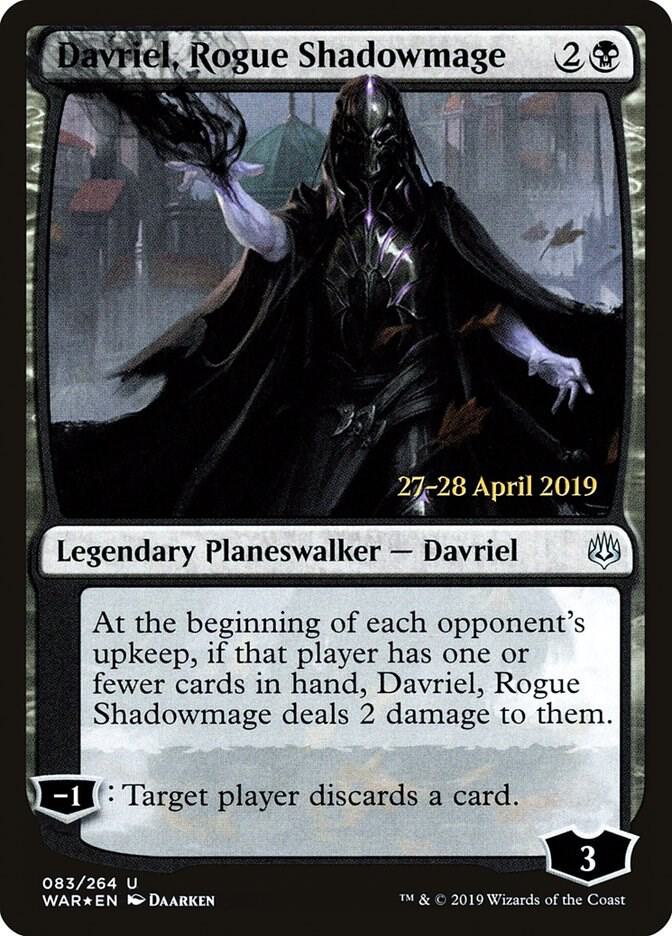Davriel, Rogue Shadowmage [Prerelease Cards] 83