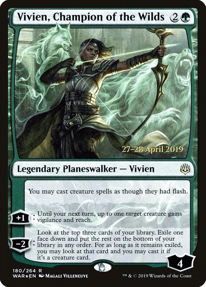 Vivien, Champion of the Wilds [Prerelease Cards] 180