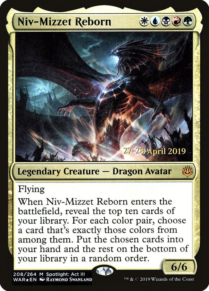 Niv-Mizzet Reborn [Prerelease Cards] 208