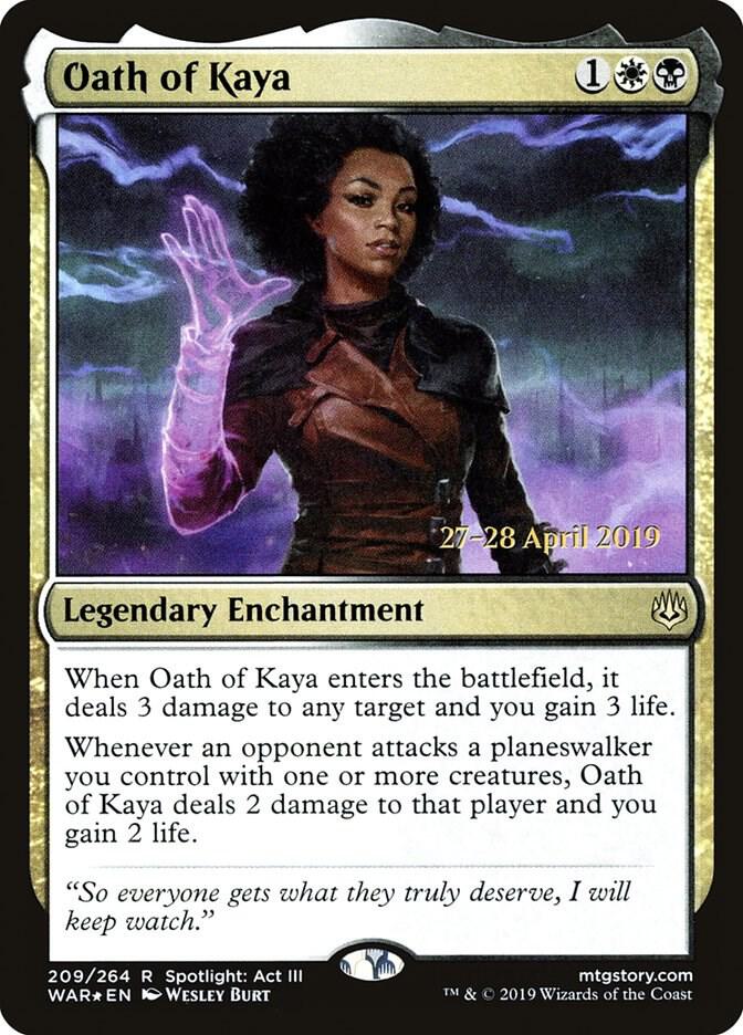 Oath of Kaya [Prerelease Cards] 209